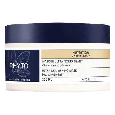 Phyto Nutrition, masque nourrissant pour cheveux secs et très secs, 200 ml