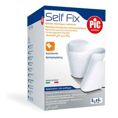 Pic Solution Self Fix, bandage élastique, autocollant, 8 cm x 4 m, 1 pièce