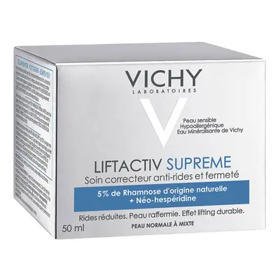 Vichy Liftactiv Supreme, crème de jour anti-rides raffermissante, peaux normales et mixtes, 50 m