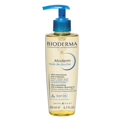 Bioderma Atoderm Huile de Douche, huile hydratante pour le bain et la douche, dès le 1er jour, 2