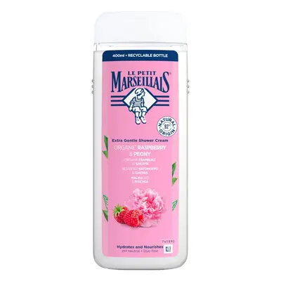 Le Petit Marseillais, gel douche, framboise et pivoine, 400 ml