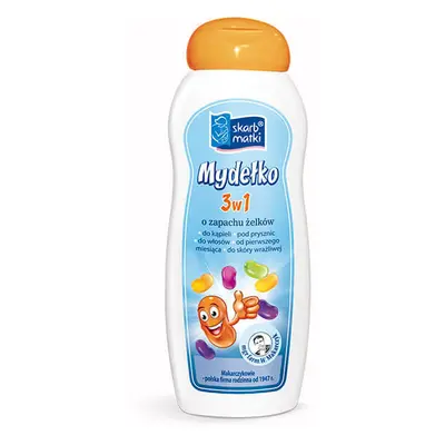 Skarb Matki, savon 3 en 1 pour bébés et enfants, senteur gelée, 250 ml