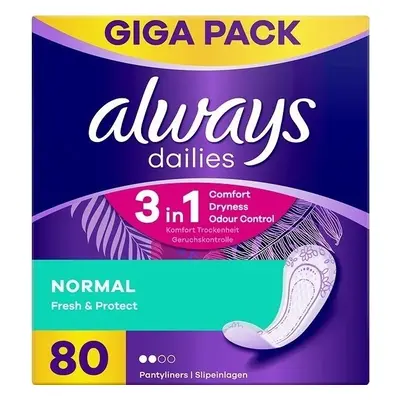 Always Intimates 80pcs Normal 1×80 pcs, sous-vêtements