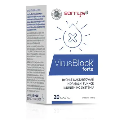 Barny's VirusBlock forte 1x20 cps, complément alimentaire