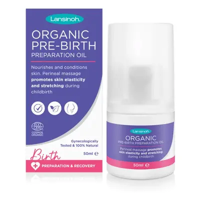 Lansinoh, huile de massage périnéale prénatale biologique, 50 ml