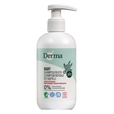 Derma Eco Baby, shampooing, savon de bain pour bébés dès le premier jour, 250 ml