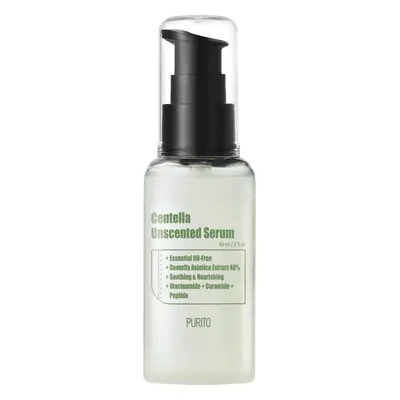 Purito Centella Unscented Serum, sérum visage sans parfum, 60 ml