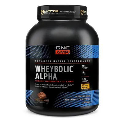 Gnc Amp Wheybolic Alpha Myotor, Protéine de lactosérum avec saveur de chocolat, 1322.2 G