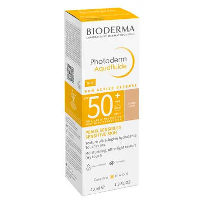 Bioderma Photoderm Aquafluide, crème solaire ultra-légère pour peau normale, légère, SPF 50+, 40