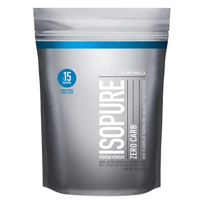 Isopure Zero Carb, Isolat de protéines de lactosérum sans glucides avec arôme de vanille, 454 g