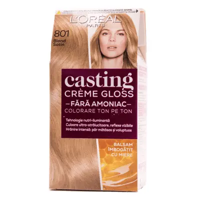 Loreal Paris CASTING CREME GLOSS Teinture 801 blond satiné, 1 pc