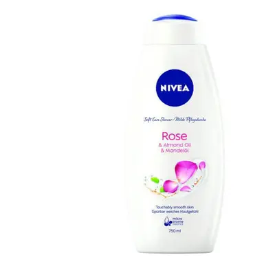 Gel douche à la rose et à l'huile d'amande, 750 ml, NIvea