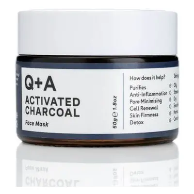 Masque de visage au charbon actif, 50 g, Q+A