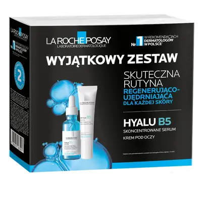 La Roche-Posay Kit Hyalu B5, sérum anti-rides 30 ml + crème anti-rides pour les yeux 15 ml