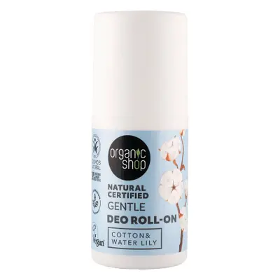 Boutique bio Déodorant roll-on COTON&WATER LILY, 50 ml