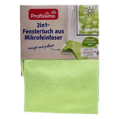 Profissimo Chiffon microfibre pour le verre et le polissage, différentes versions, 1 pc.