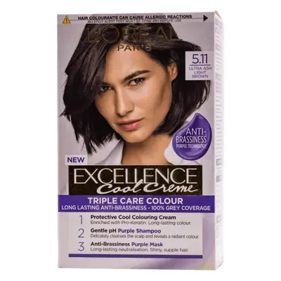 Loreal Paris EXCELLENCE CREME Teinture permanente avec ammoniaque 5.11, 1 pc