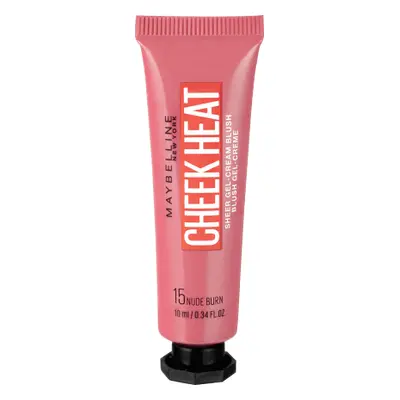 Maybelline New York Cheek Heat Blush 15 Nude Burn, 10 ml