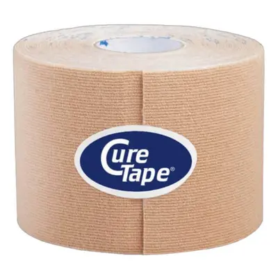 CureTape Classic, bande kinésiologique, beige, 5 cm x 5 m, 1 pièc