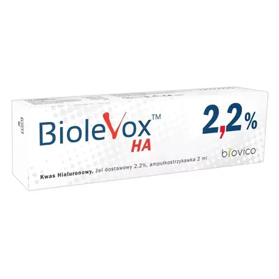 Biolevox HA 2,2%, 2 ml x 1 seringue ampoule