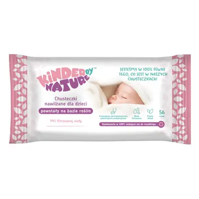 Kinder by Nature, lingettes humides pour bébés et enfants, 56 pièces