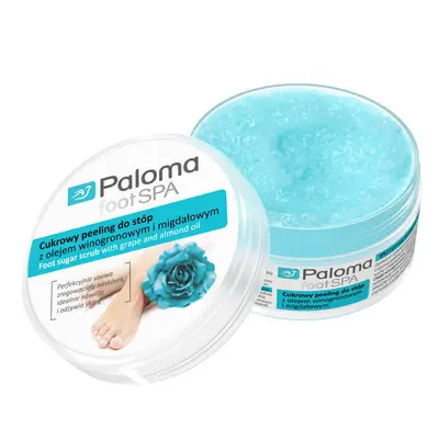 Paloma Foot Spa, gommage des pieds au sucre et à l'huile de raisin et d'amande, 125 ml