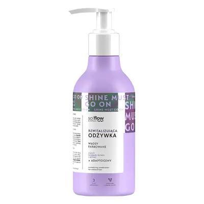 So!Flow, après-shampooing revitalisant, cheveux teints, 400 ml