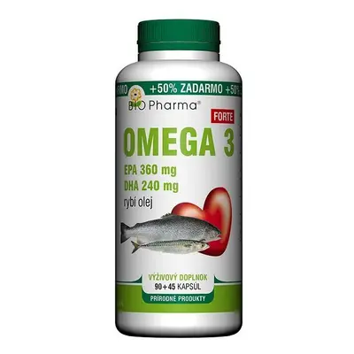 Bio Pharma Omega 3 Forte 1200 mg 135 gélules