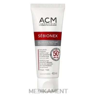 ACM SÉBIONEX Gel crème solaire déroutant 1×40 ml pour les peaux à problèmes