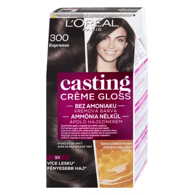 Loreal Paris CASTING CREME GLOSS Teinture pour cheveux 300 brun foncé, 1 pc