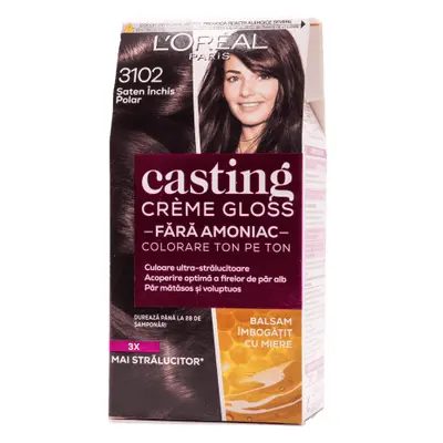 Loreal Paris CASTING CREME GLOSS Teinture 310 brun foncé polaire, 1 pièce