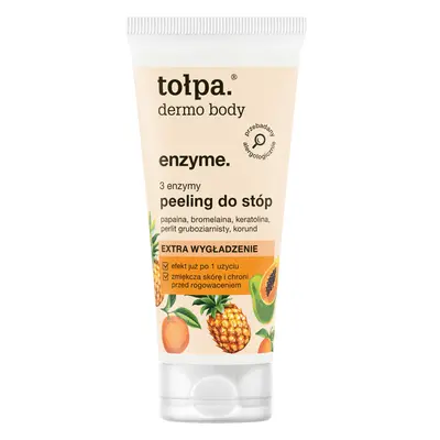 Tolpa dermo enzyme corporelle, gommage des pieds, 3 enzymes, 60 ml