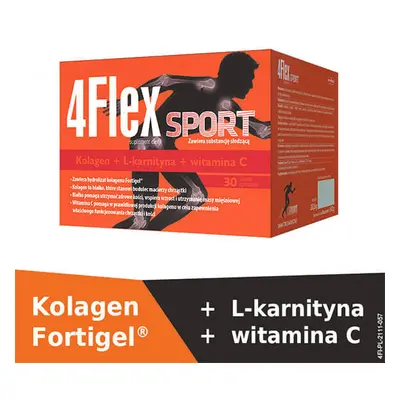 4Flex Sport, goût fraise, 30 sachets