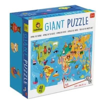 Puzzle géant Animal World, +3 ans, Ludattica