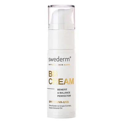 Swederm BB Cream, crème BB naturelle, SPF 15, 30 ml