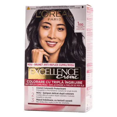 Loreal Paris EXCELLENCE CREME Teinture permanente avec ammoniaque 1, 1 pc