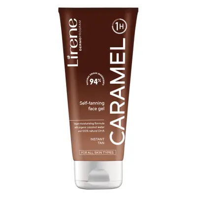 Lirene Crème auto-bronzante pour le visage - Sérum CARAMEL GLOW, 75 ml