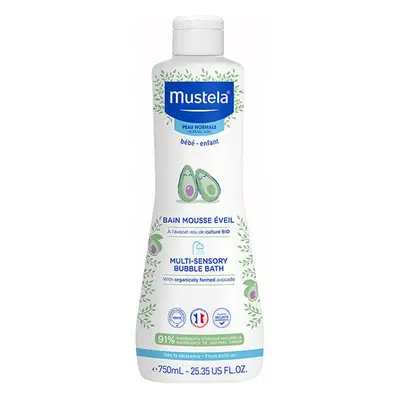 Mustela Bebe Enfant, Bain Moussant liquide, à l&#39;avocat bio, dès 1 jour, 750 ml