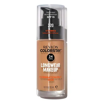 Revlon ColorStay, fond de teint pour peaux mixtes et grasses, No. 320, True Beige, avec pompe, 3