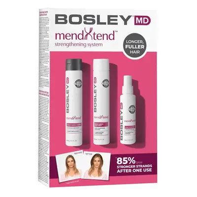 BosleyMD mendXtend kit pour stimuler la croissance des cheveux abîmés et secs, shampooing, 150ml