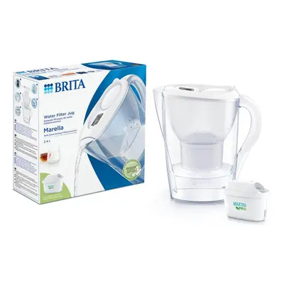 Brita Marella, carafe avec filtre 2,4 l, blanc + filtre Maxtra Pro Pure Performance, 1 pc