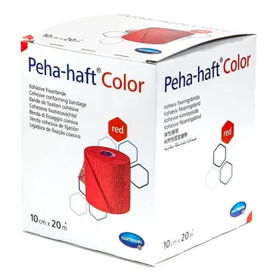 Bande élastique autocollante Peha-haft Color, rouge (932462), 10cm x 20m, Hartmann