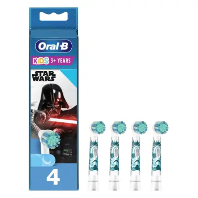 Oral-B Kids Stages Power, brosse à dents électrique, Star Wars, plus de 3 ans, ultra douce, 4 pi