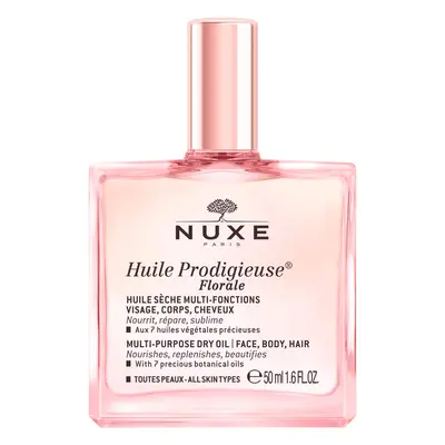 Nuxe Huile Prodigieuse Florale, huile de soin sèche pour le corps, le visage et les cheveux, 50 