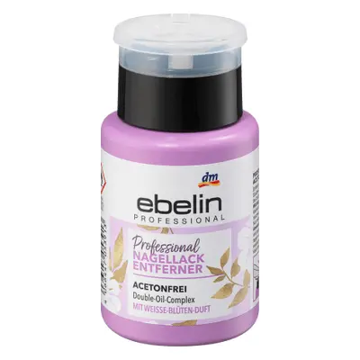 Ebelin Proffesional dissolvant de vernis à ongles sans acétone, 125 ml