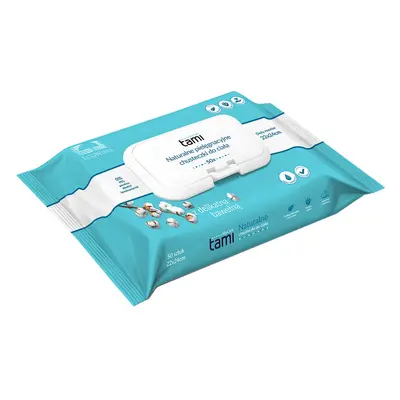 Tami, lingettes corporelles naturelles, 50 pièces