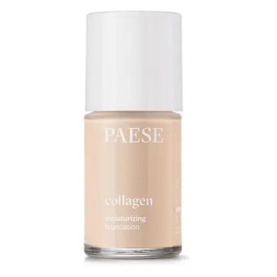 Paese Collagen Moisturizing Foundation, fond de teint hydratant au collagène, 301N Light Beige, 