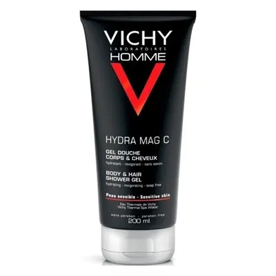 VICHY Homme MAG C Gel douche hydratant et revigorant pour le corps et les cheveux 200 ml 1×200 m