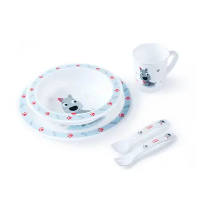 Canpol Babies, set de table, plastique, Cute Animals Dog, 4/401, à partir de 12 mois