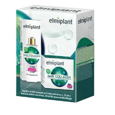 Forfait multicollagène crème de jour + sérum, 50 ml + 30 ml, Elmiplant